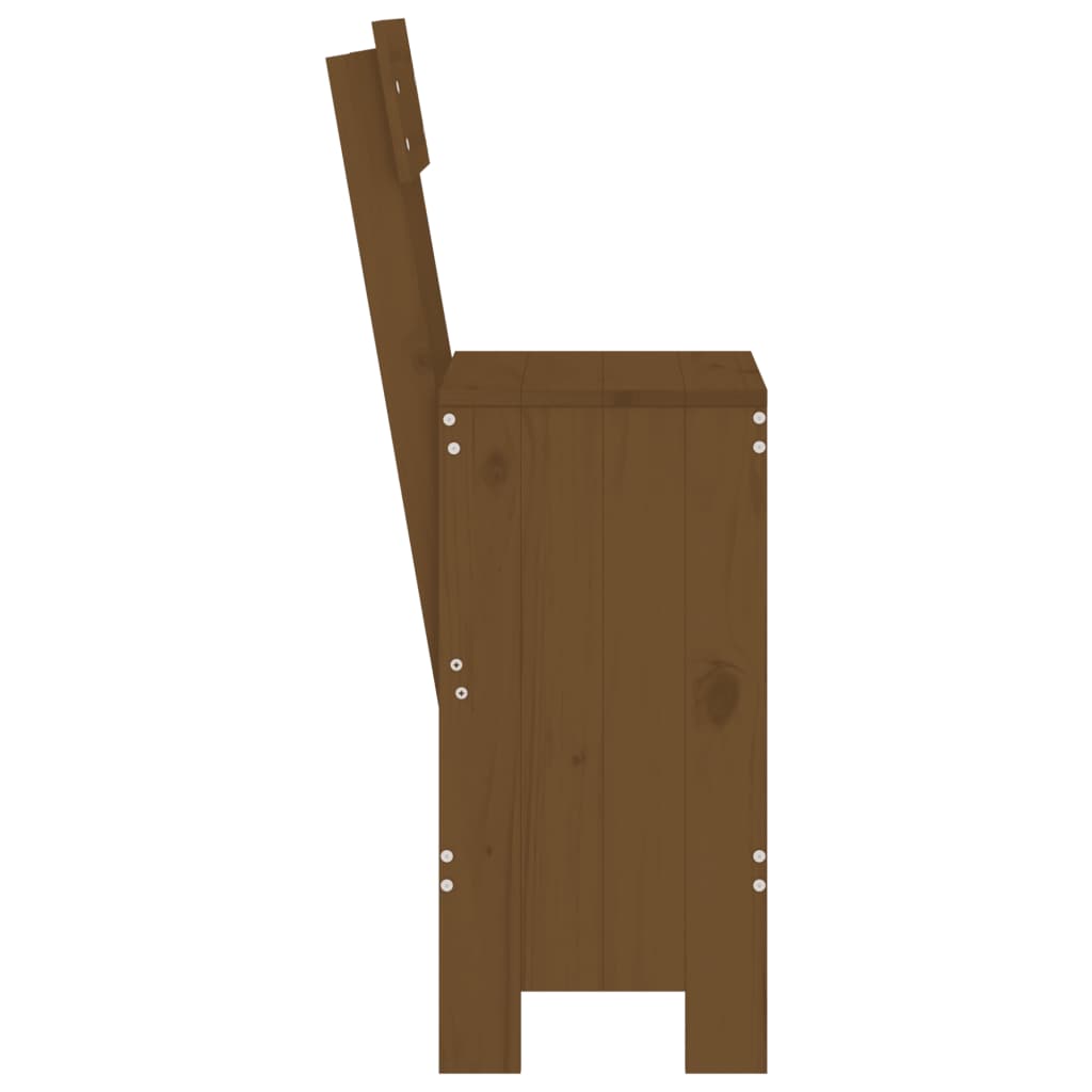 Barkrakker 2 Stk Honningbrun 40X48,5X115,5 Cm Heltre Furu