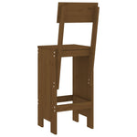Barkrakker 2 Stk Honningbrun 40X48,5X115,5 Cm Heltre Furu