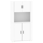 Highboard Hvit Konstruert Tre