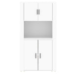 Highboard Hvit Konstruert Tre