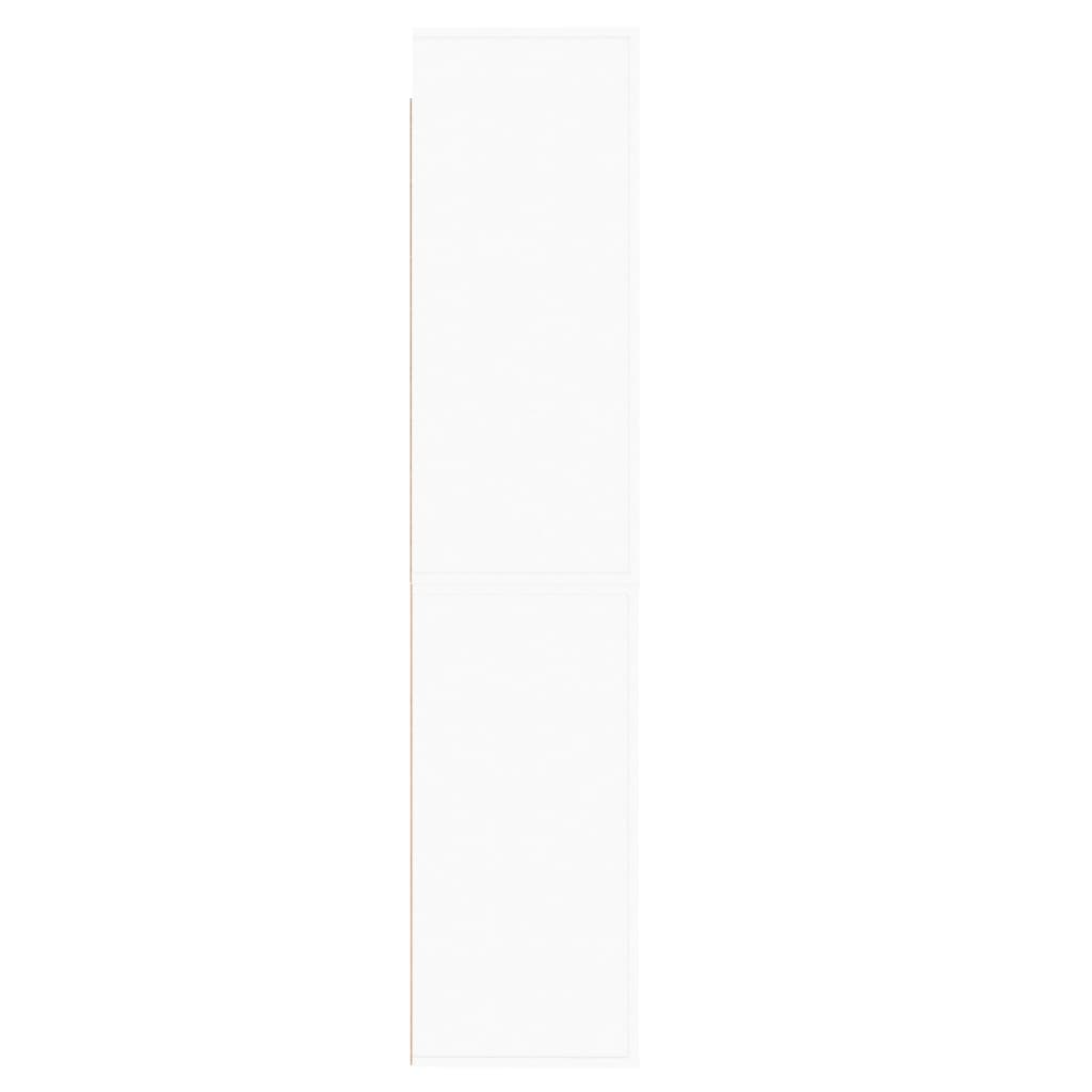 Highboard Hvit Konstruert Tre