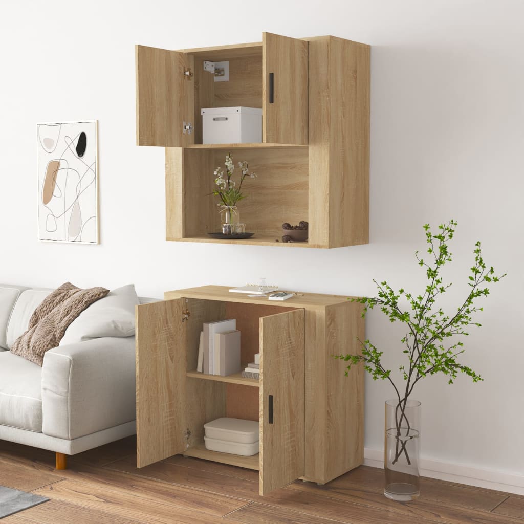 Highboard Sonoma Eik Konstruert Tre
