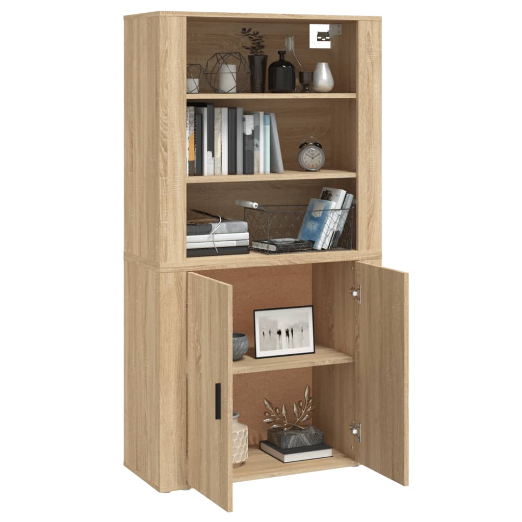 Highboard Sonoma Eik Konstruert Tre