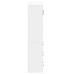 Highboard Hvit Konstruert Tre