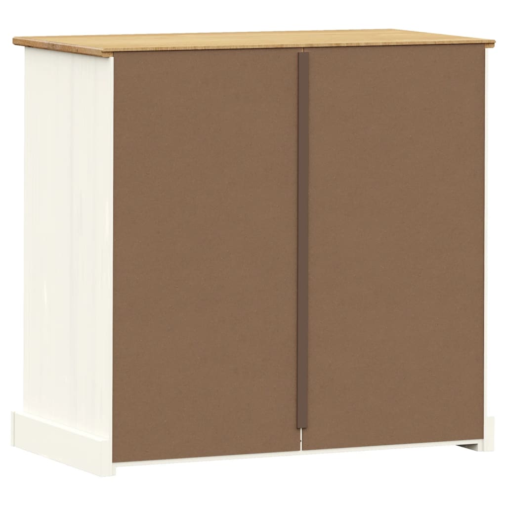 Kommode Vigo Hvit 80X40X76 Cm Heltre Furu