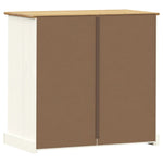 Kommode Vigo Hvit 80X40X76 Cm Heltre Furu