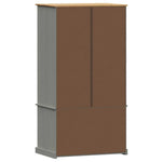 Garderobe Vigo Grå 90X55X170 Cm Heltre Furu