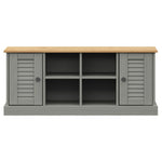 Skobenk Vigo Grå 106X35X45 Cm Heltre Furu