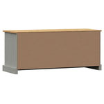 Skobenk Vigo Grå 106X35X45 Cm Heltre Furu