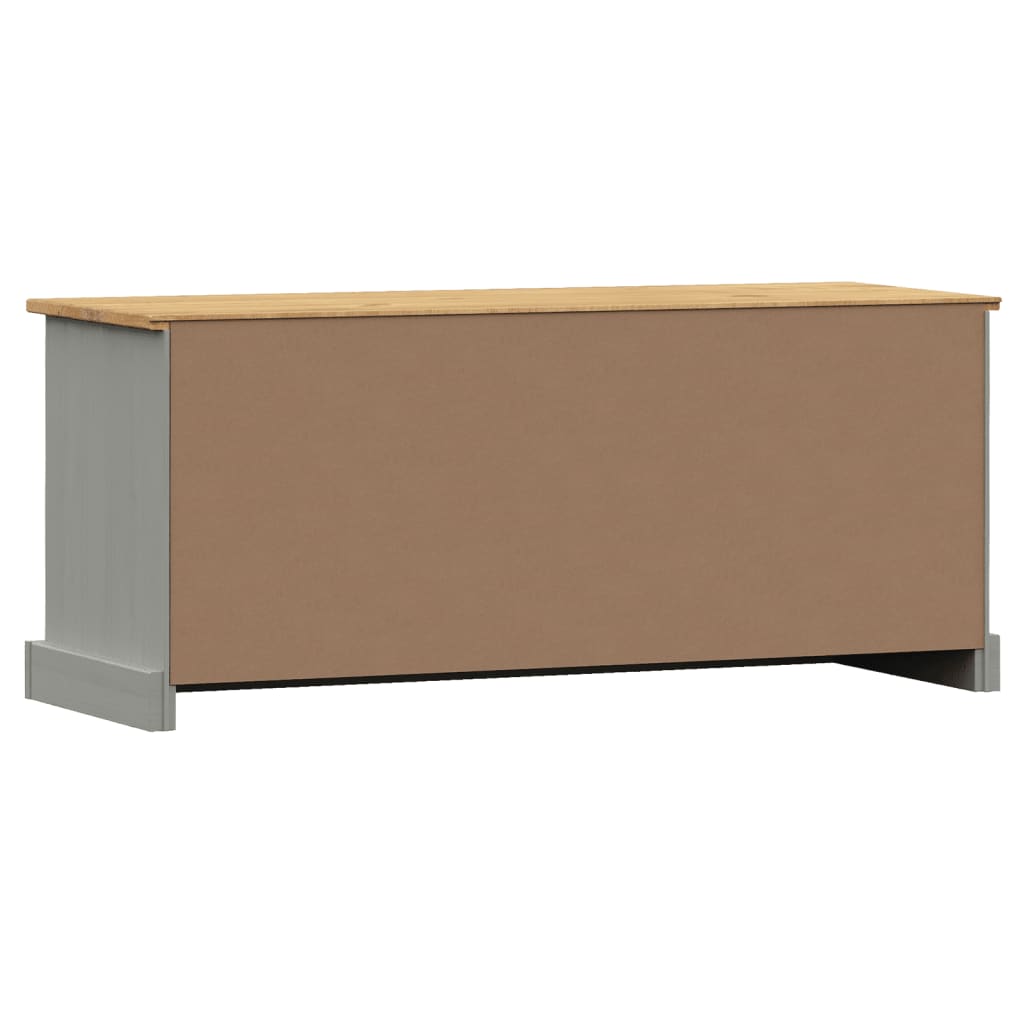 Skobenk Vigo Grå 106X35X45 Cm Heltre Furu