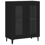 Skjenk Svart 69,5X34X90 Cm Konstruert Tre