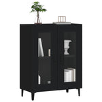 Skjenk Svart 69,5X34X90 Cm Konstruert Tre
