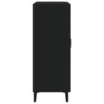 Skjenk Svart 69,5X34X90 Cm Konstruert Tre