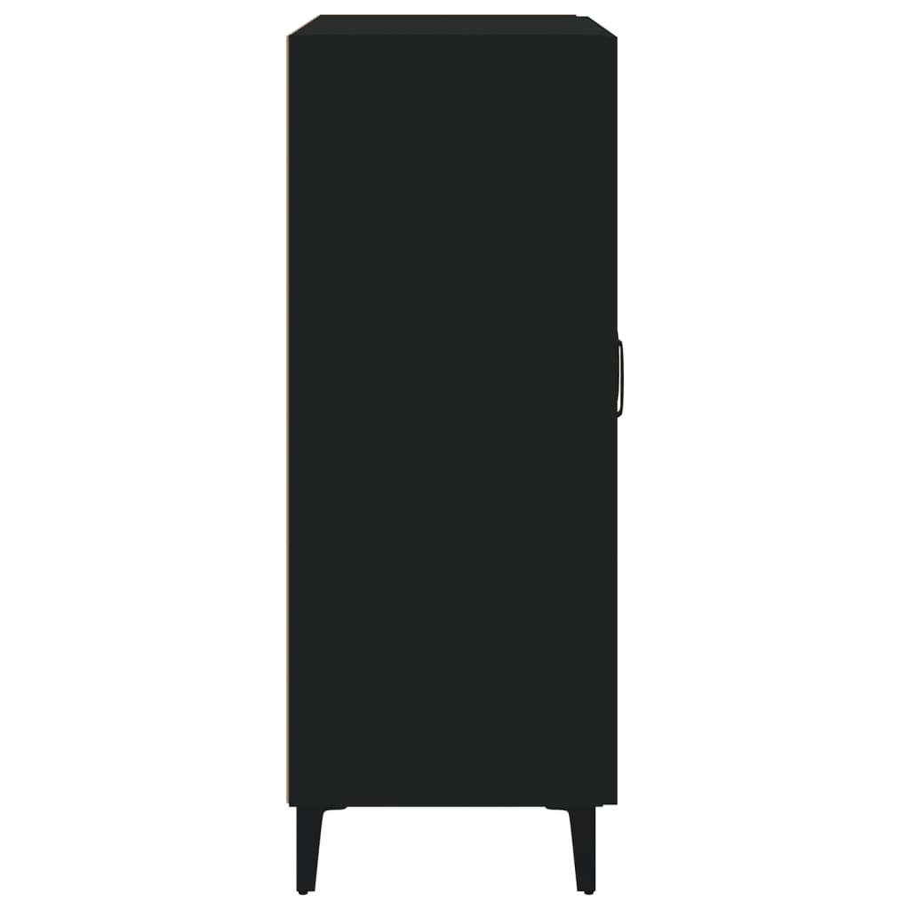 Skjenk Svart 69,5X34X90 Cm Konstruert Tre
