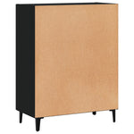 Skjenk Svart 69,5X34X90 Cm Konstruert Tre