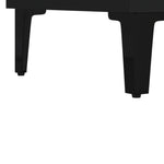 Skjenk Svart 69,5X34X90 Cm Konstruert Tre