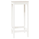 Barbord Hvit 50X50X110 Cm Heltre Furu