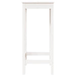 Barbord Hvit 50X50X110 Cm Heltre Furu