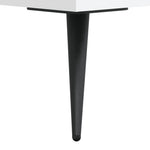 Kommode Hvit 69,5X34X90 Cm Konstruert Tre