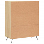 Kommode Sonoma Eik 69,5X34X90 Cm Konstruert Tre