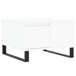 Salongbord Hvit 55X55X36,5 Cm Konstruert Tre