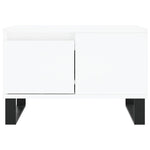 Salongbord Hvit 55X55X36,5 Cm Konstruert Tre