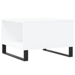 Salongbord Hvit 55X55X36,5 Cm Konstruert Tre