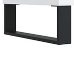Salongbord Hvit 55X55X36,5 Cm Konstruert Tre