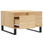 Salongbord Sonoma Eik 55X55X36,5 Cm Konstruert Tre