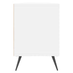Tv-Benk Hvit 150X30X44,5 Cm Konstruert Tre