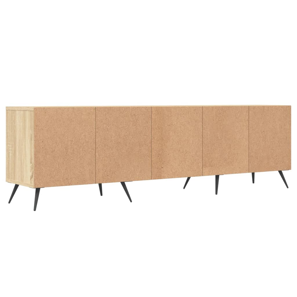 Tv-Benk Sonoma Eik 150X30X44,5 Cm Konstruert Tre