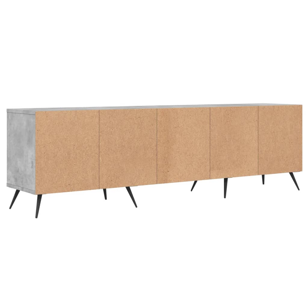 Tv-Benk Betonggrå 150X30X44,5 Cm Konstruert Tre