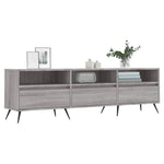 Tv-Benk Grå Sonoma 150X30X44,5 Cm Konstruert Tre