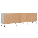 Tv-Benk Grå Sonoma 150X30X44,5 Cm Konstruert Tre