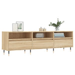 Tv-Benk Sonoma Eik 150X30X44,5 Cm Konstruert Tre