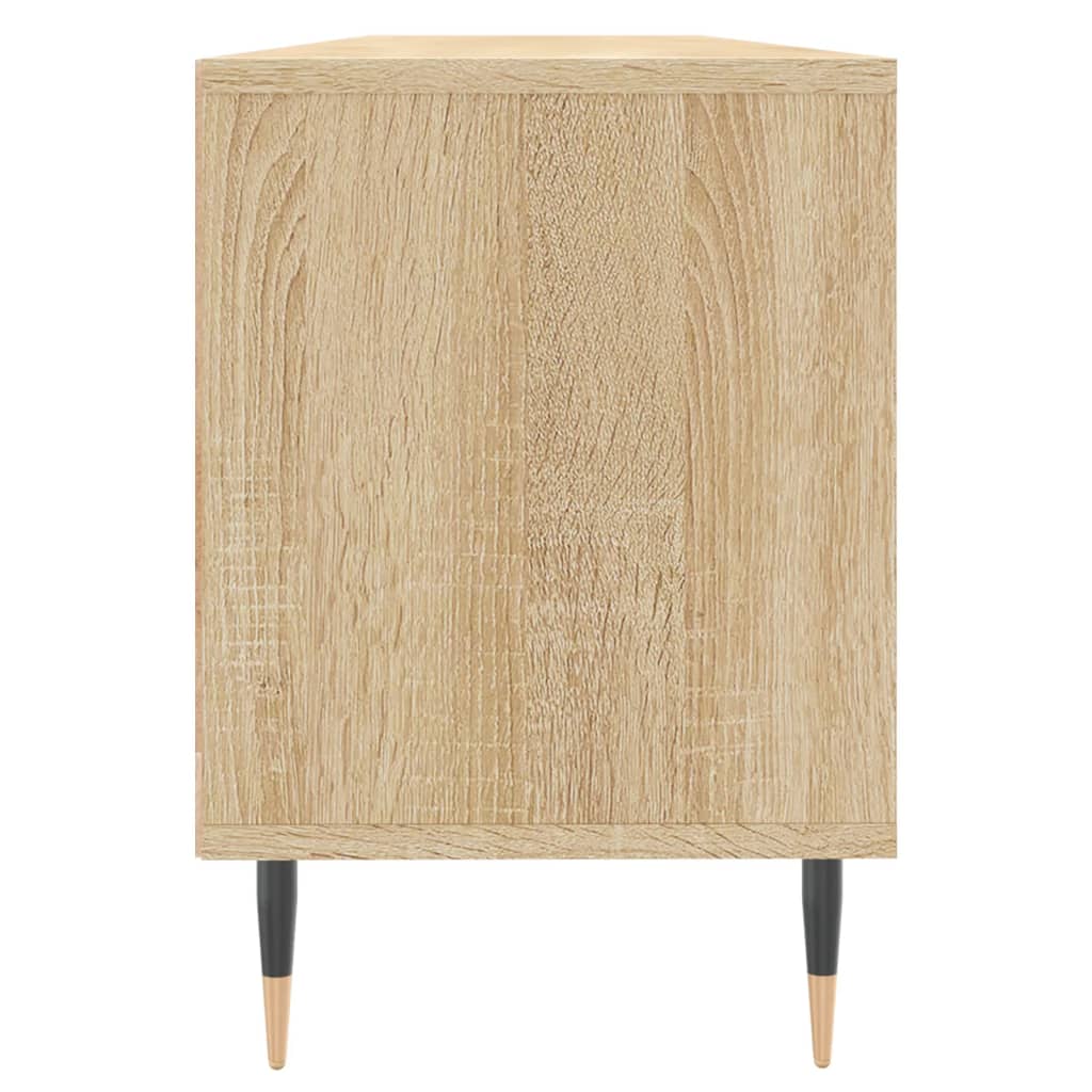 Tv-Benk Sonoma Eik 150X30X44,5 Cm Konstruert Tre