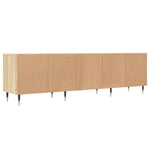 Tv-Benk Sonoma Eik 150X30X44,5 Cm Konstruert Tre