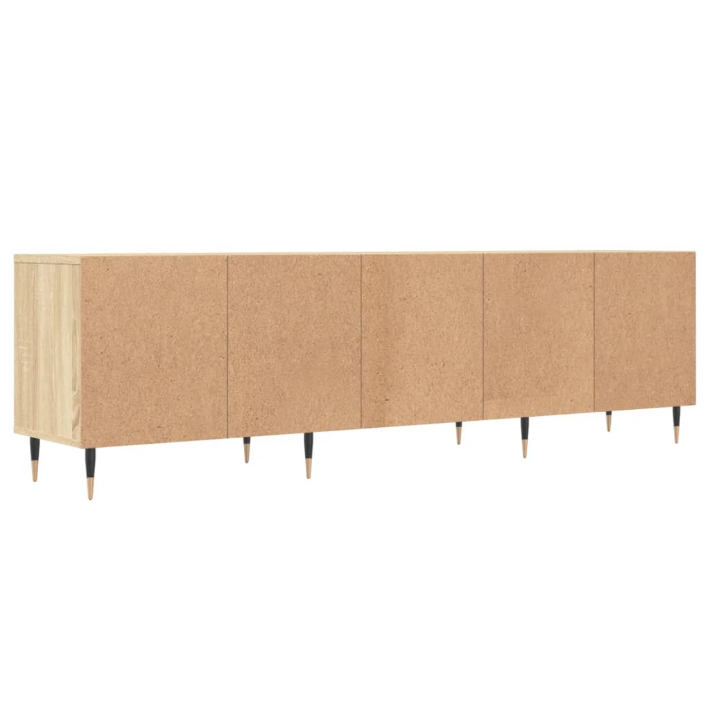 Tv-Benk Sonoma Eik 150X30X44,5 Cm Konstruert Tre