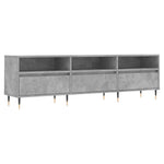 Tv-Benk Betonggrå 150X30X44,5 Cm Konstruert Tre