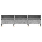 Tv-Benk Betonggrå 150X30X44,5 Cm Konstruert Tre
