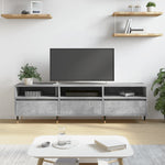 Tv-Benk Betonggrå 150X30X44,5 Cm Konstruert Tre