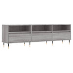 Tv-Benk Grå Sonoma 150X30X44,5 Cm Konstruert Tre