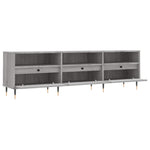 Tv-Benk Grå Sonoma 150X30X44,5 Cm Konstruert Tre