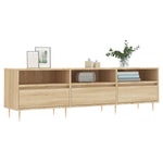 Tv-Benk Sonoma Eik 150X30X44,5 Cm Konstruert Tre
