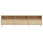 Tv-Benk Sonoma Eik 150X30X44,5 Cm Konstruert Tre