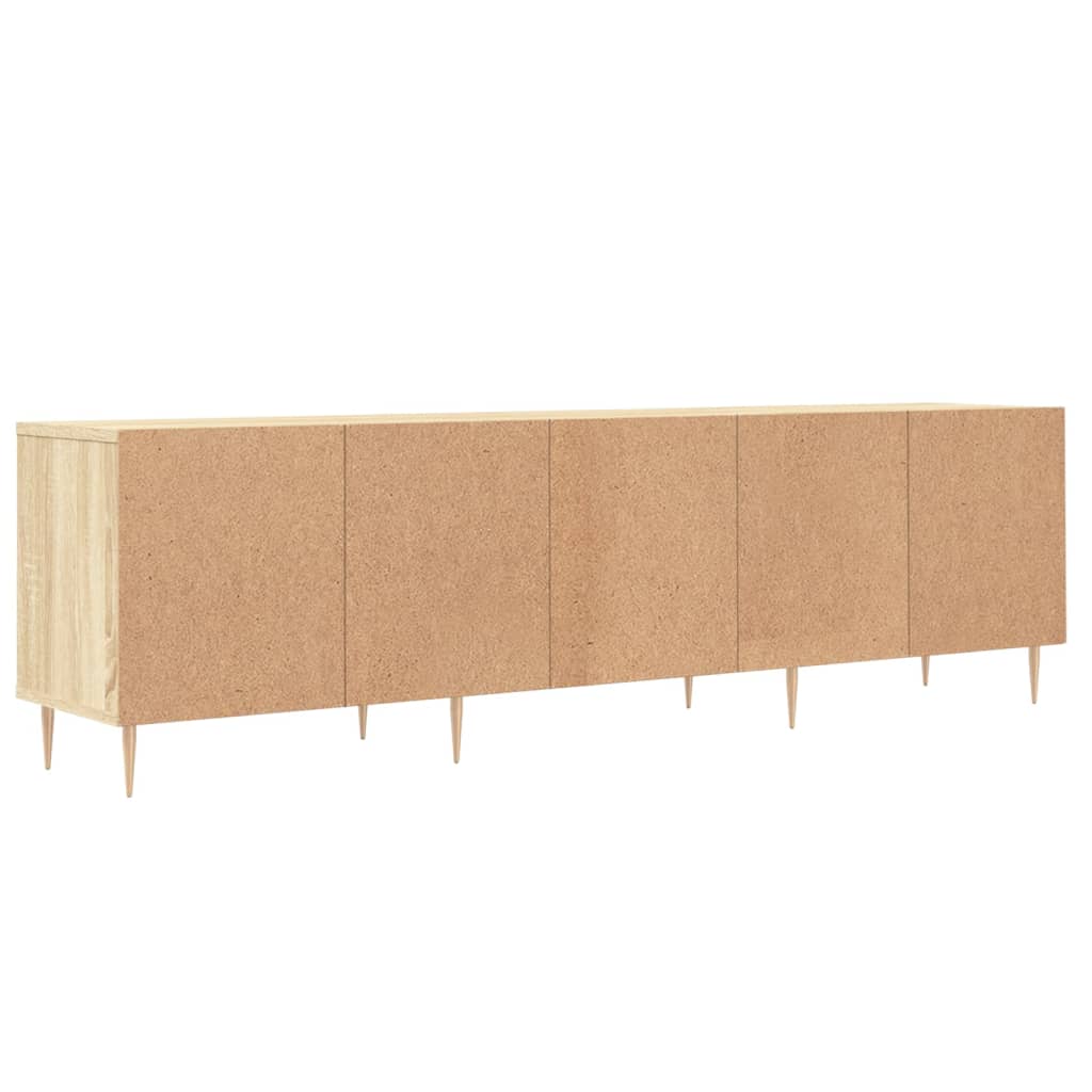 Tv-Benk Sonoma Eik 150X30X44,5 Cm Konstruert Tre