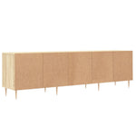 Tv-Benk Sonoma Eik 150X30X44,5 Cm Konstruert Tre