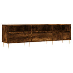 Tv-Benk Røkt Eik 150X30X44,5 Cm Konstruert Tre