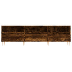 Tv-Benk Røkt Eik 150X30X44,5 Cm Konstruert Tre