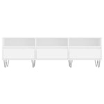 Tv-Benk Hvit 150X30X44,5 Cm Konstruert Tre